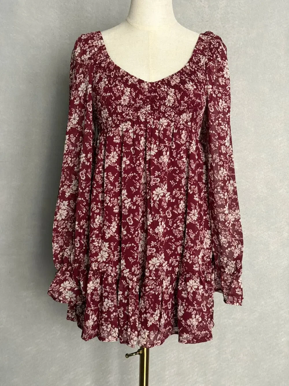 Allison + Kelly Floral V-Neck Dress Junior Girls (Teen/Tweens) Medium NEW